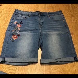 a.n.a Bermuda denim shorts